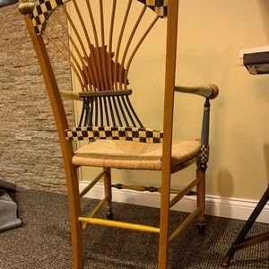 Mackenzie Childs Light Flower Basket Arm